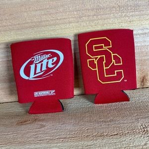 Miller Lite USC Trojans Beer Can Koozies